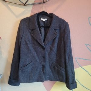 Pendleton Merino Wool 3 Button Blazer L